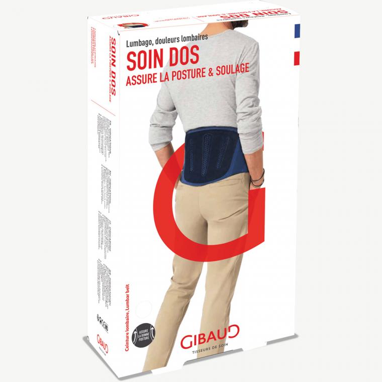 Gibaud dos ceinture lombaire pack 