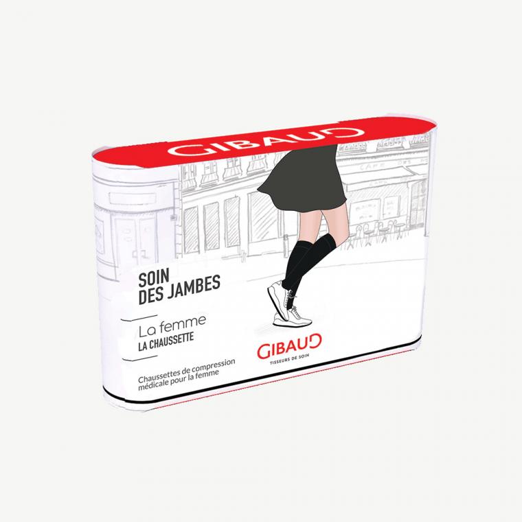 Gibaud jambes femme chaussette