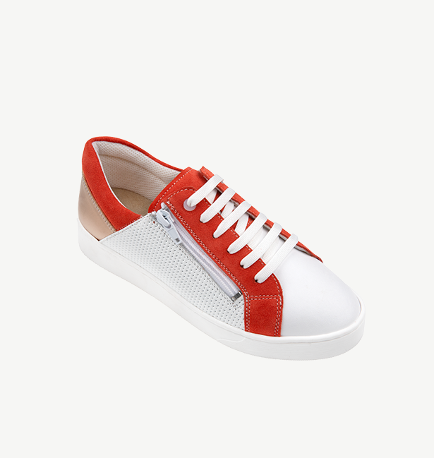 chaussures chut blanc corail